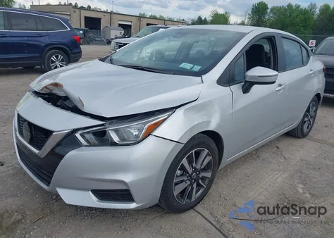 2021 Nissan Versa Sv Xtronic Cvt from USA, damaged, VIN 3N1CN8EV8ML826396